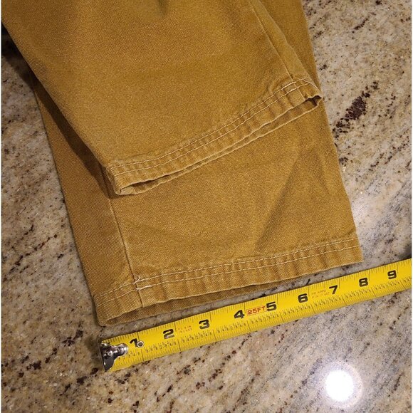 Vintage Bugle Boy Special Issue Industrial Men Size 36L Tan Tapered Jeans - Picture 6 of 16